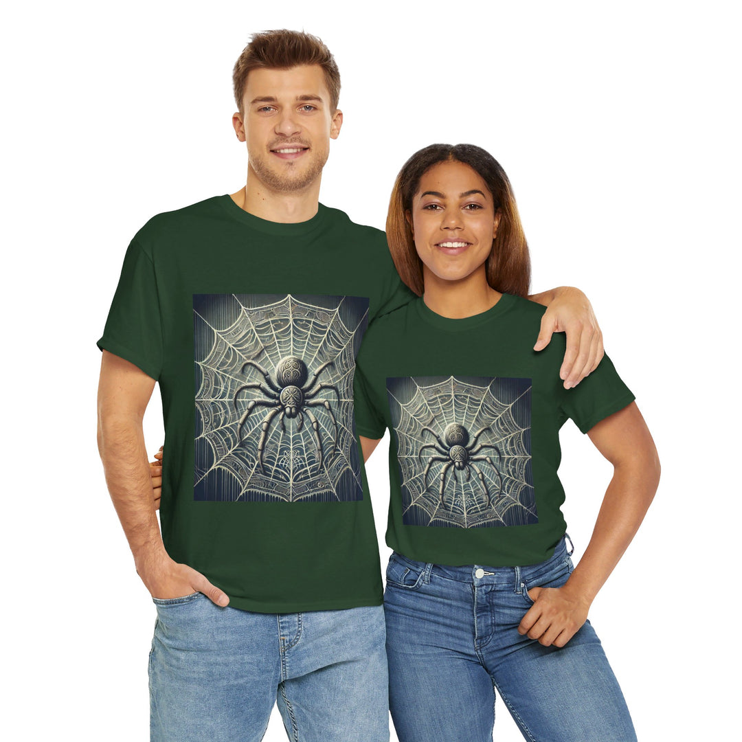 Spooky Spider Web Halloween T-Shirt