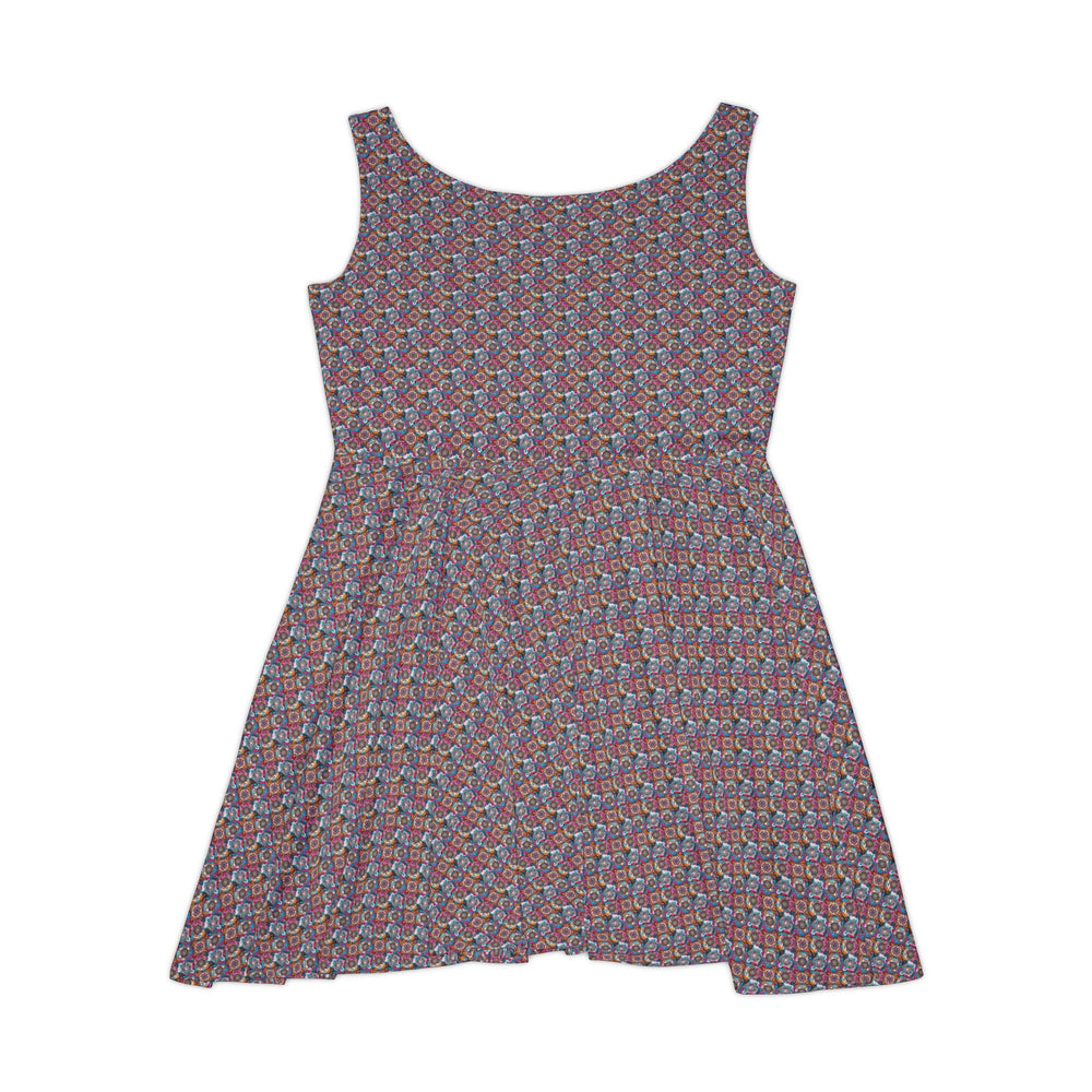 Mandala Vibe Women Skater Dress - Creative Canvas Corner