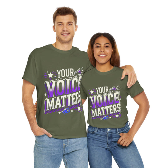 Bold Voter Tee - Stand Out and Vote - Creative Canvas Corner