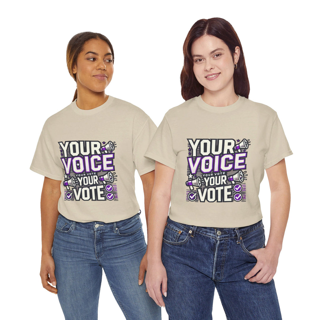 Rock the Vote T-Shirt - Make Your Voice Heard! - Creative Canvas Corner