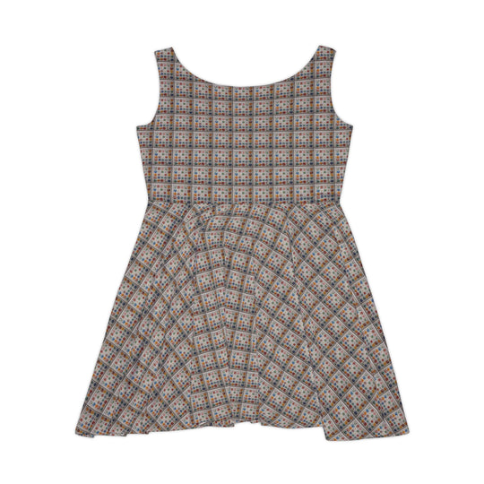 Botanical Mosaic Dream Women Skater Dress - Creative Canvas Corner
