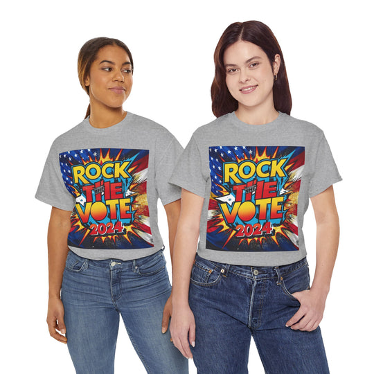 🌌 Starry Night Rock the Vote 2024 T-Shirt - Creative Canvas Corner