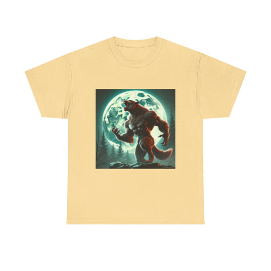 Full Moon Werewolf Halloween T-Shirt