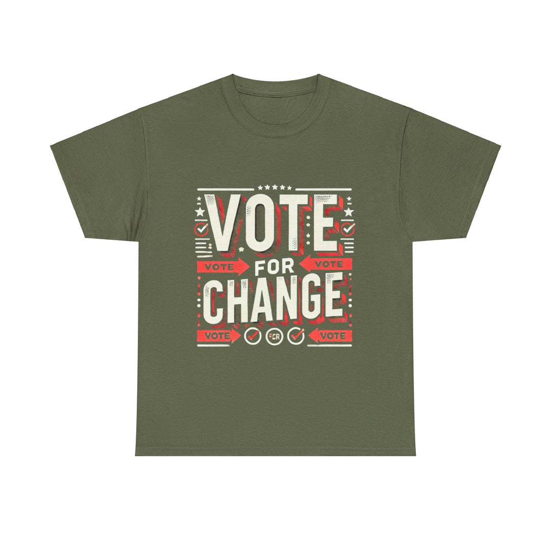 Eco-Friendly Voter T-Shirt - Green Vote - Creative Canvas Corner