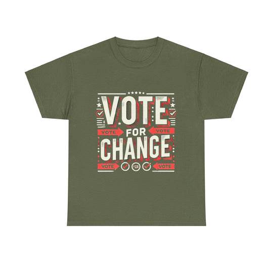 Eco-Friendly Voter T-Shirt - Green Vote - Creative Canvas Corner