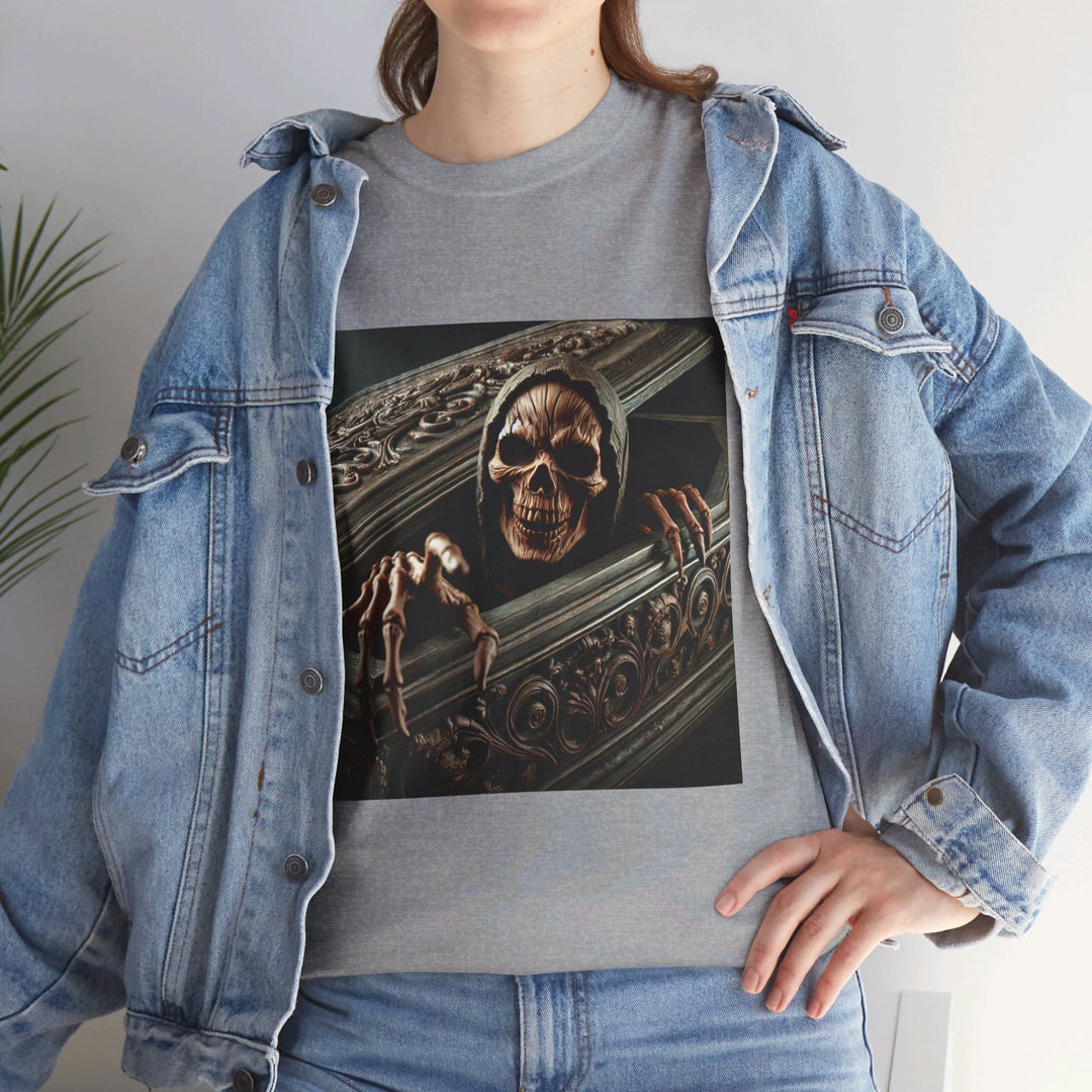 Creepy Coffin Halloween T-Shirt