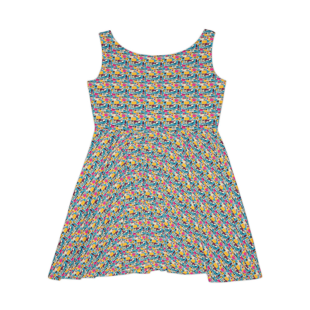 Wall Poster Vibe Women Skater Dress