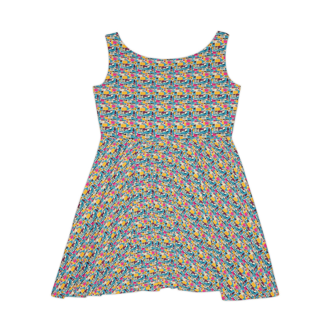 Wall Poster Vibe Women Skater Dress