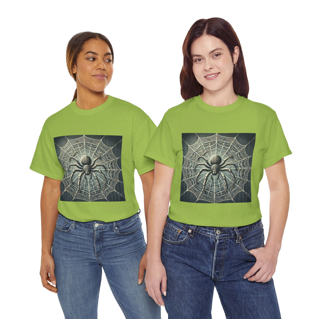 Spooky Spider Web Halloween T-Shirt