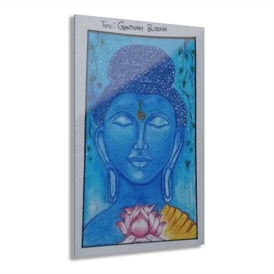 Gautam Buddha Acrylic Print — French Cleat Wall Art
