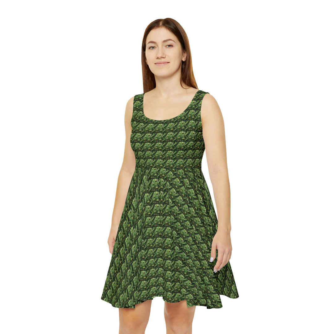 Vines of Vitality Women Skater Dress