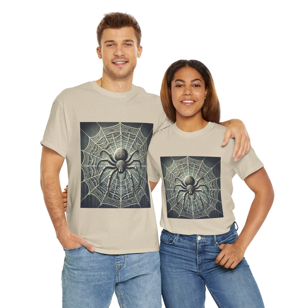 Spooky Spider Web Halloween T-Shirt