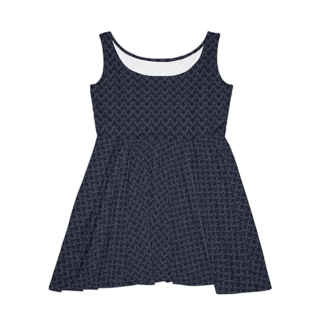 Mature Elegance Skater Dress - Refined Vintage Look