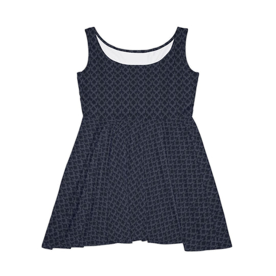 Mature Elegance Skater Dress - Refined Vintage Look