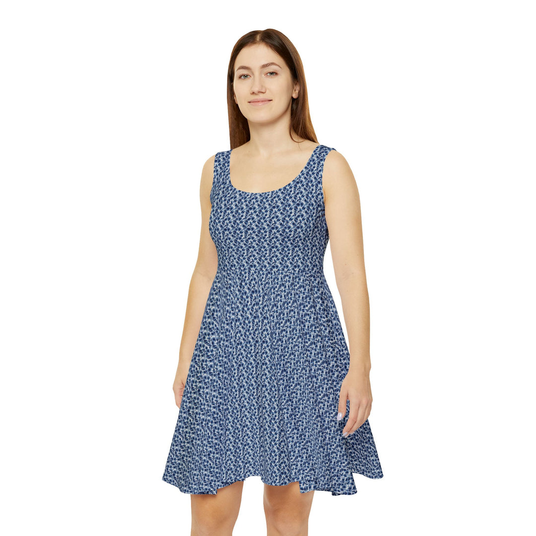 Ombre Skater Dress - Gradient Vintage Appeal