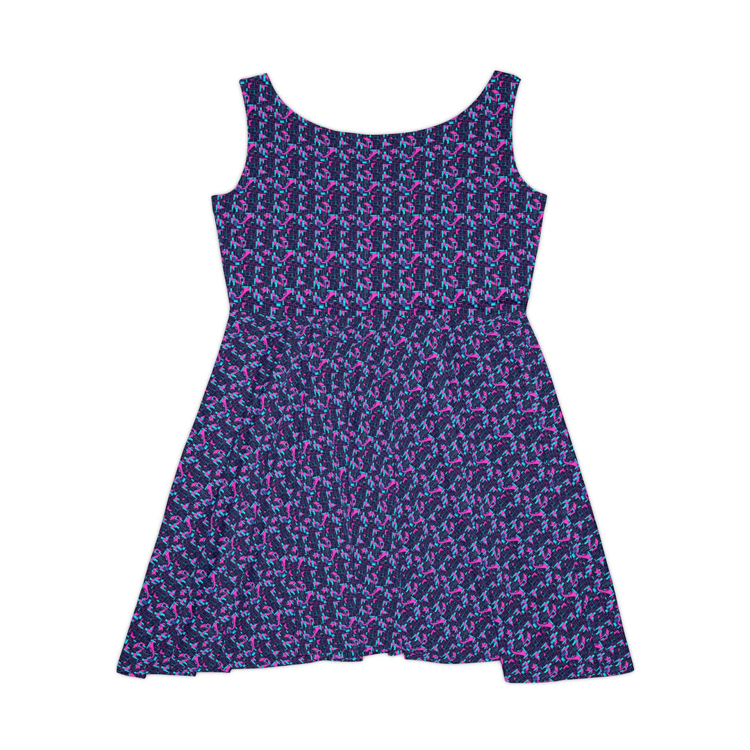 1980s Neon Skater Dress - Bold & Bright - Creative Canvas Corner