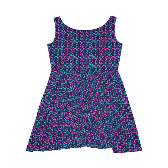 1980s Neon Skater Dress - Bold & Bright - Creative Canvas Corner