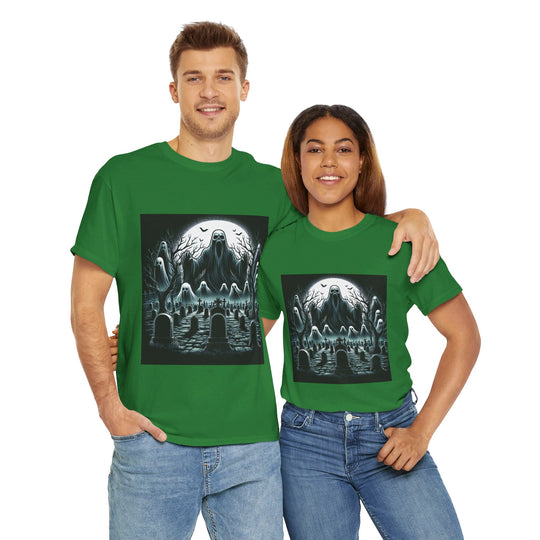 Haunted Graveyard Halloween T-Shirt