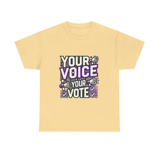 Rock the Vote T-Shirt - Make Your Voice Heard! - Creative Canvas Corner