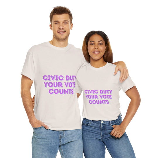 Civic Duty T-Shirt - Your Vote Counts