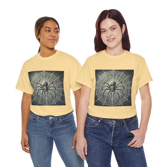 Spooky Spider Web Halloween T-Shirt