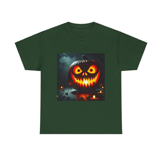 Spooky Pumpkin Face Halloween T-Shirt