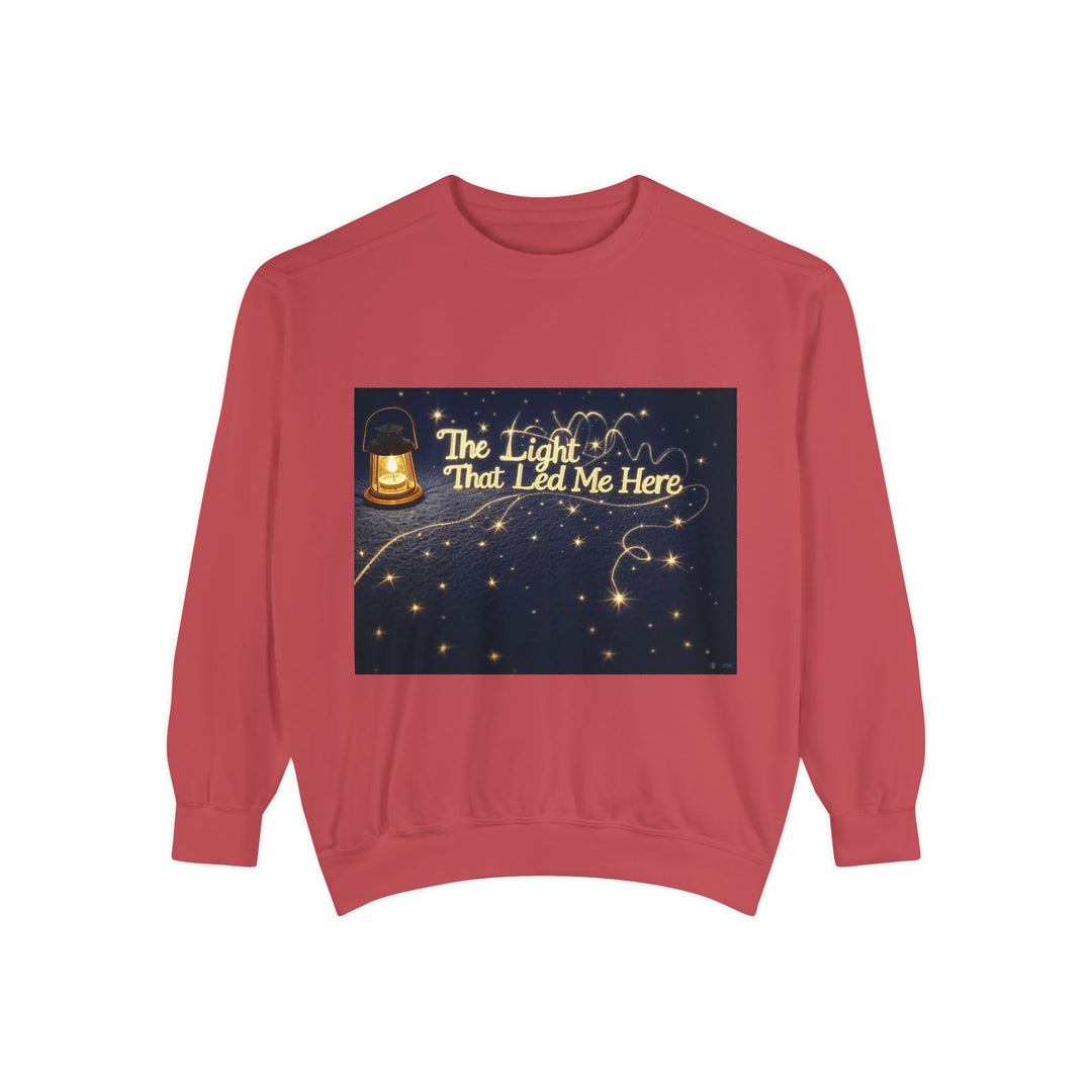 The Light That Led Me Here – guided by mom’s light sweatshirt