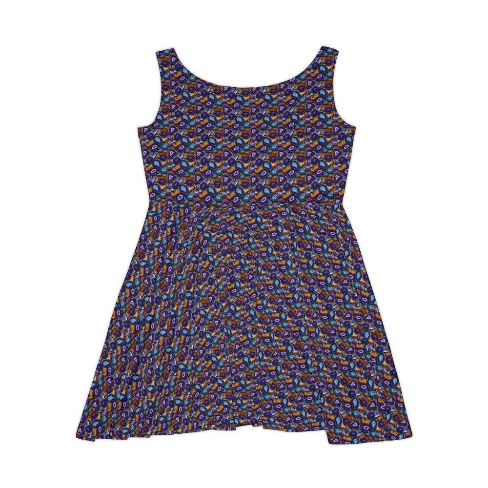 Geode Slice Vibe Women Skater Dress