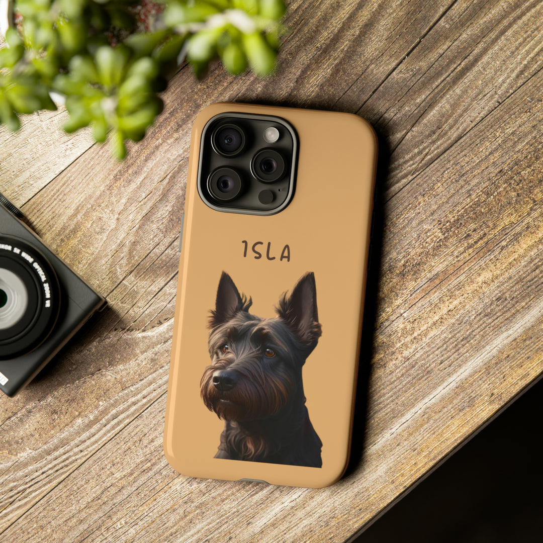 Custom Scottish Terrier Pet Phone Case with Photo and Name - Dog Lover's Gift - Creative Canvas Corner