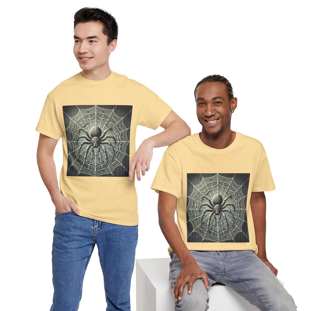 Spooky Spider Web Halloween T-Shirt