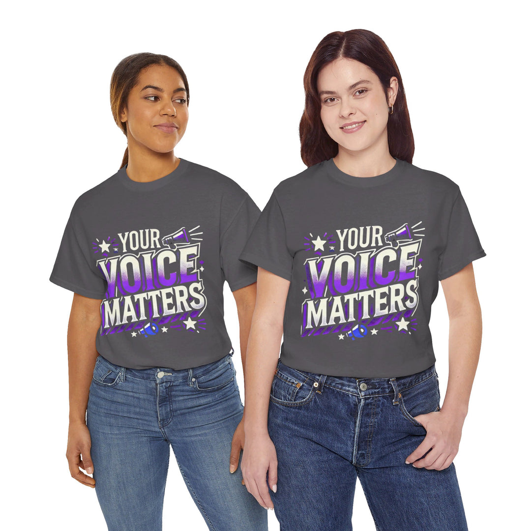 Bold Voter Tee - Stand Out and Vote - Creative Canvas Corner