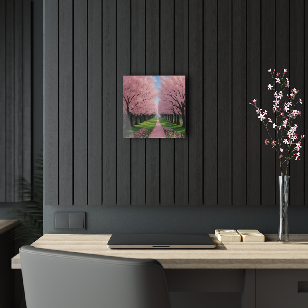 🌲 Enchanting Pink Canopy: Forest Delights 🌸 - Creative Canvas Corner