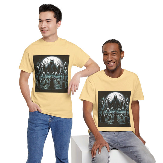 Haunted Graveyard Halloween T-Shirt