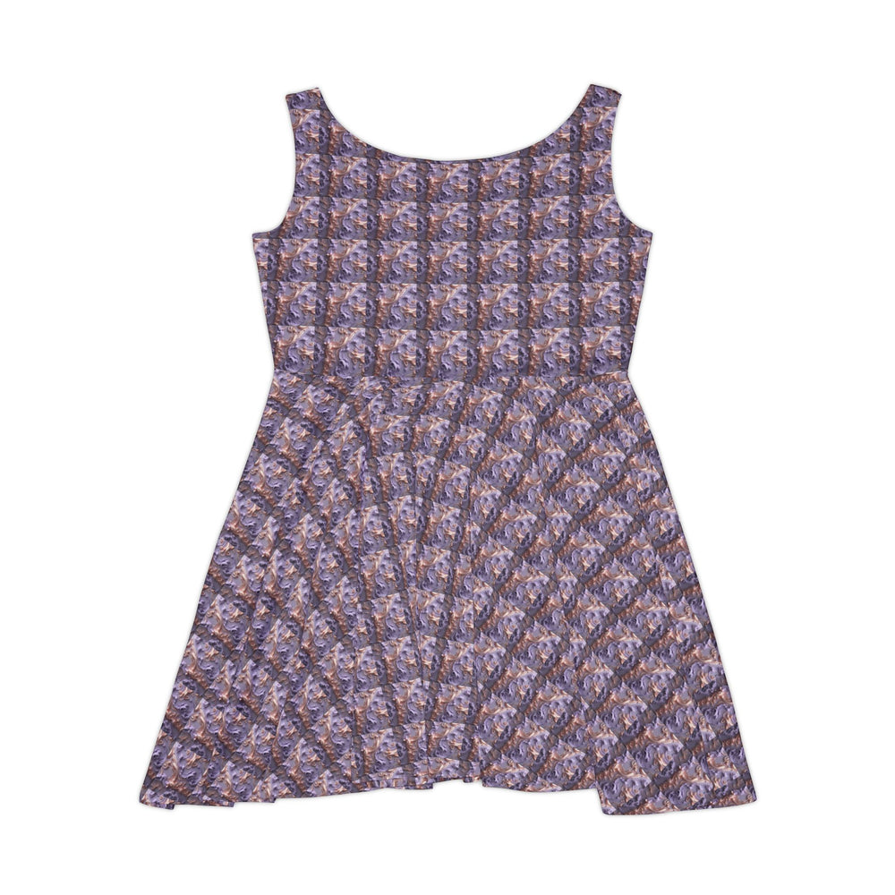 Peach Smocked Back Skater Dress: Effortless Appeal