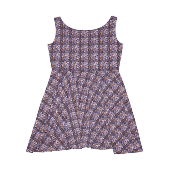 Peach Smocked Back Skater Dress: Effortless Appeal