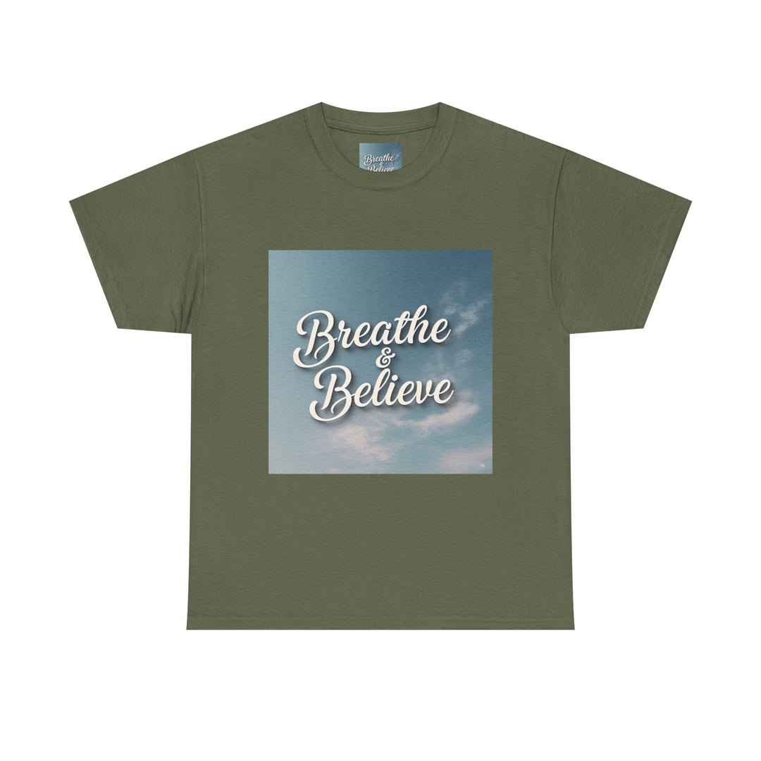 Breathe & Believe T-Shirt – meditation t-shirt