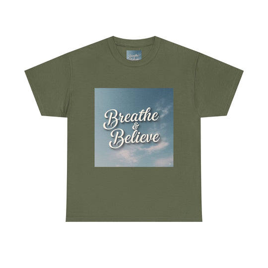 Breathe & Believe T-Shirt – meditation t-shirt