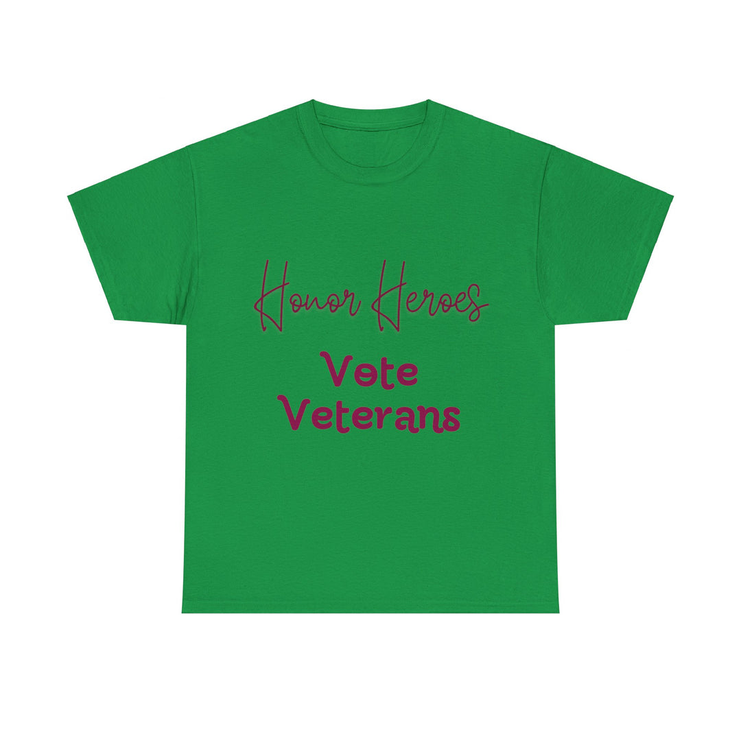 🗳️ Vote for Veterans: Honoring Our Heroes T-Shirt 🎖️ - Creative Canvas Corner