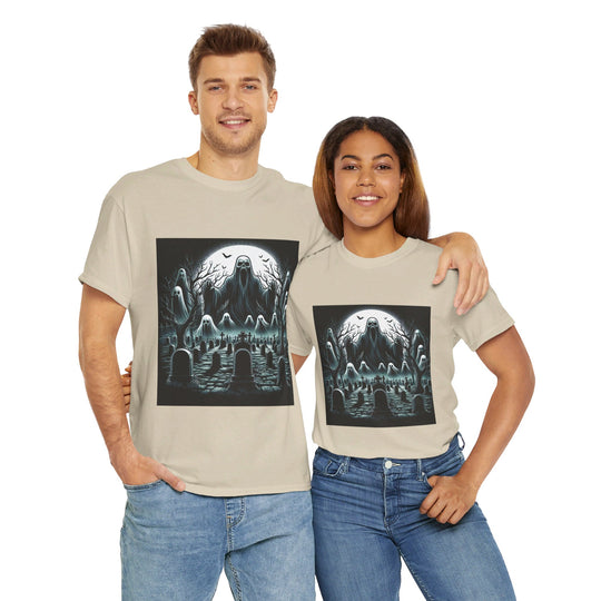 Haunted Graveyard Halloween T-Shirt