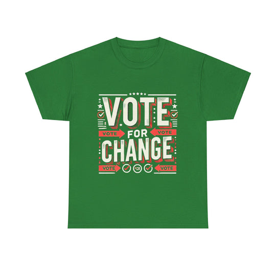 Eco-Friendly Voter T-Shirt - Green Vote - Creative Canvas Corner