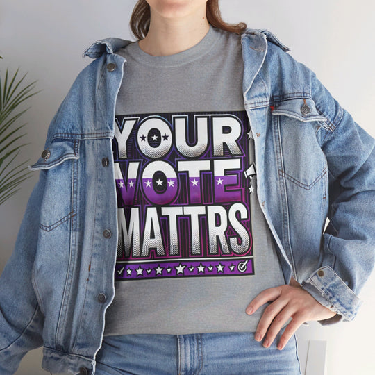 Women's Voter Tee - Your Voice Matters - Creative Canvas Corner