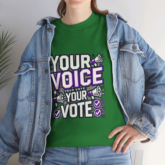 Rock the Vote T-Shirt - Make Your Voice Heard! - Creative Canvas Corner