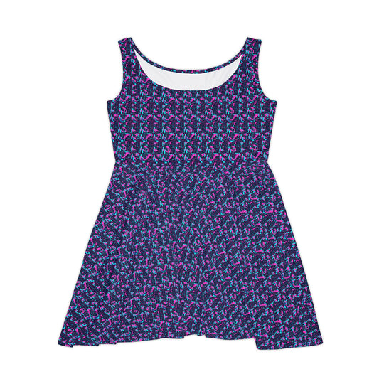 1980s Neon Skater Dress - Bold & Bright - Creative Canvas Corner