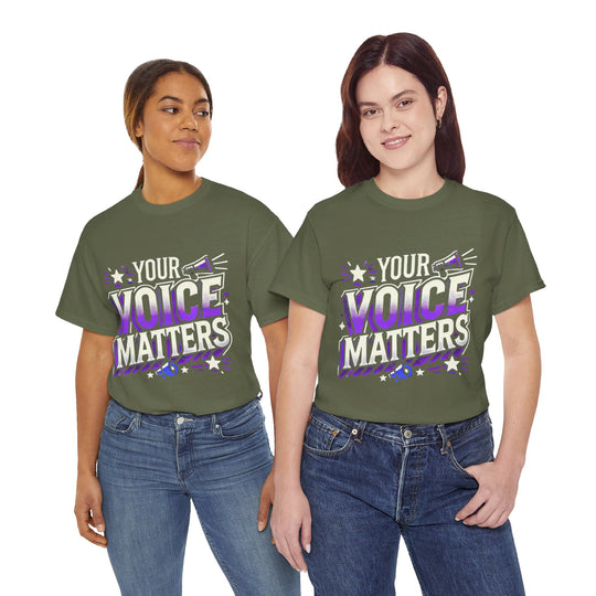 Bold Voter Tee - Stand Out and Vote - Creative Canvas Corner