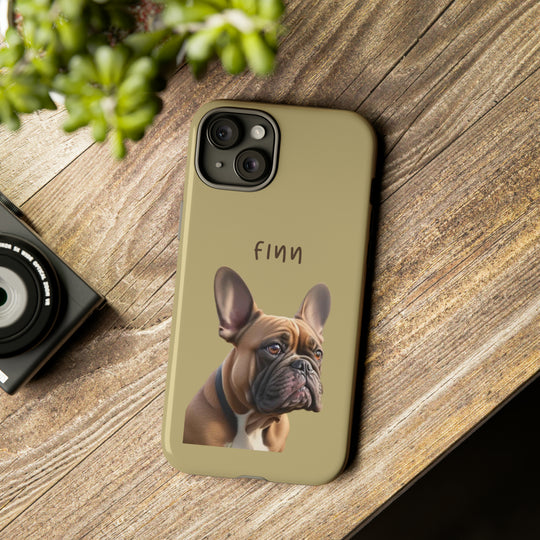 French Bulldog Custom Pet Phone Case with Photo and Name - Dog Lover's Gift - Creative Canvas Corner