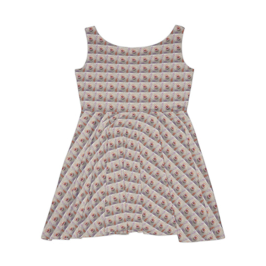 Bloom Reverberation Women Skater Dress - Creative Canvas Corner