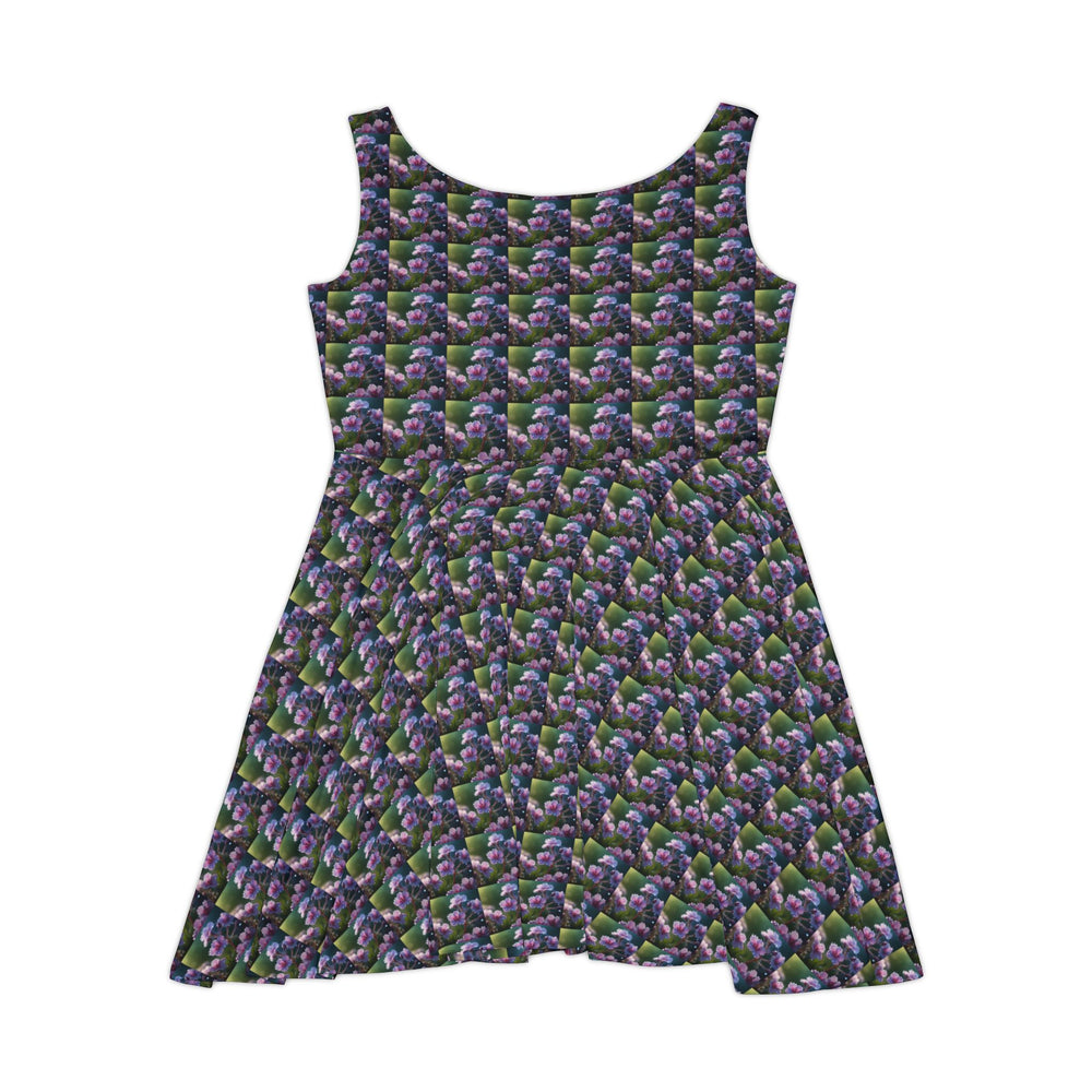 Dewdrop Garden Women Skater Dress - Creative Canvas Corner