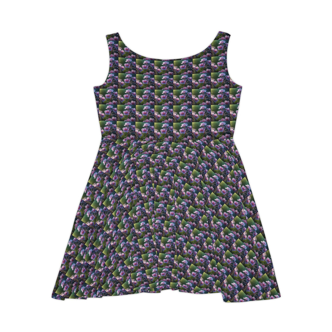 Dewdrop Garden Women Skater Dress - Creative Canvas Corner