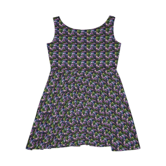 Dewdrop Garden Women Skater Dress - Creative Canvas Corner
