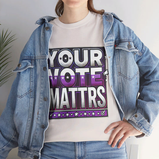 Women's Voter Tee - Your Voice Matters - Creative Canvas Corner